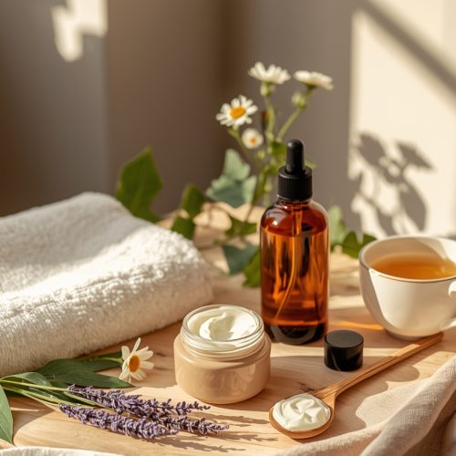 lucid-origin_professional_photo_of_Luxury_botanical_spa_still_life_elegant_natural_skincare_r-0